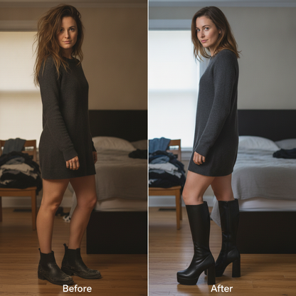 Whatta Showdown Platform Knee High Boots